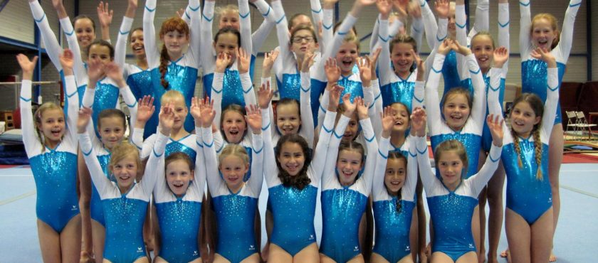 Geslaagde wedstrijd 4e en 5e divisie turnsters