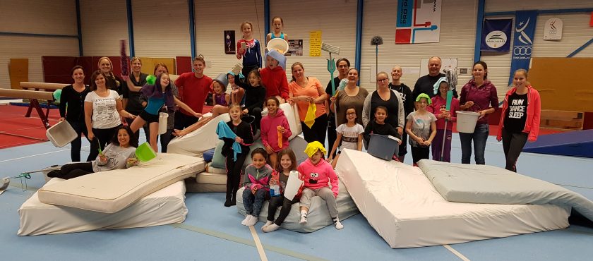 Grote schoonmaak turnhal