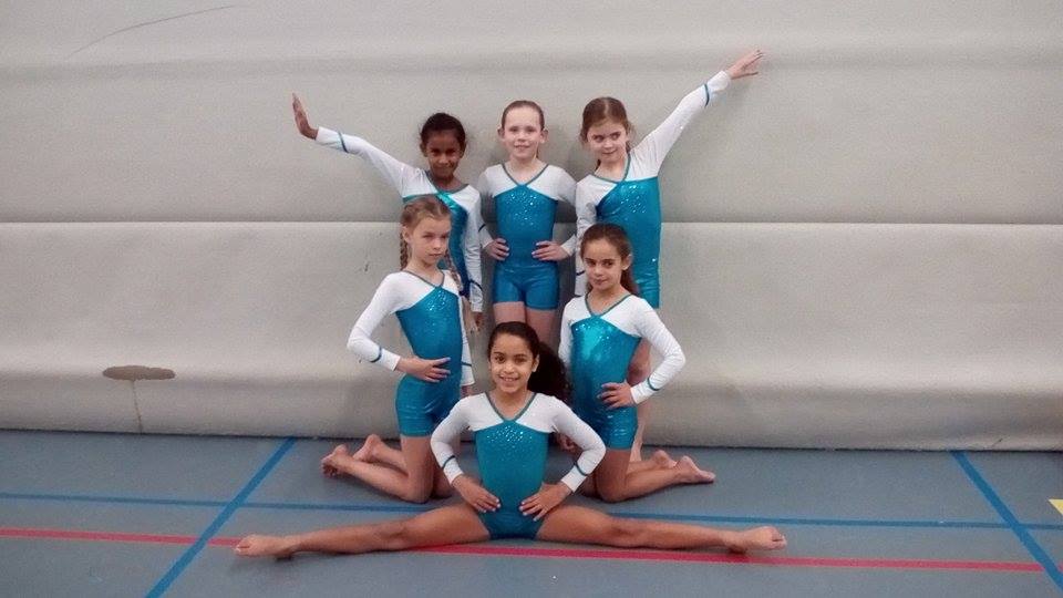 1e plaats bij eerste turncompetitie (tuco) van seizoen in Boskoop