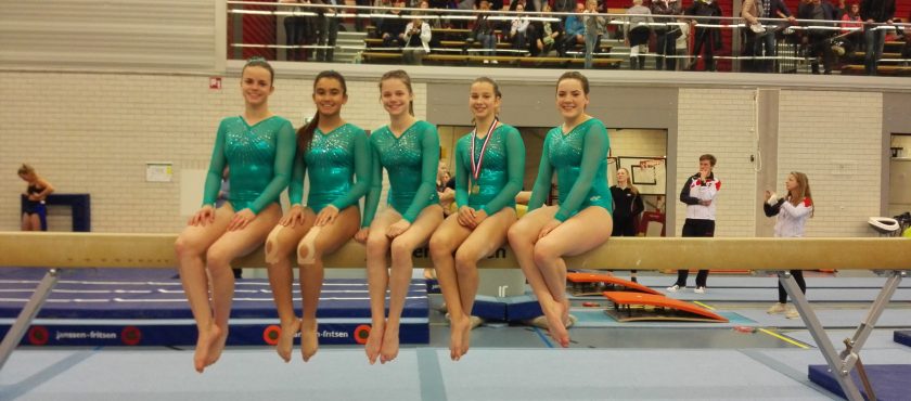 Podiumplaatsen turnsters B-lijn