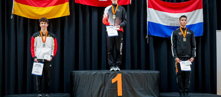 Van Stokrom Brons op WK Rhönrad in Almere